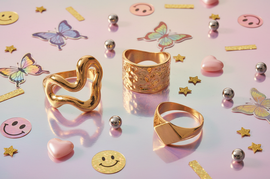 Ring Stack Flat Lay
